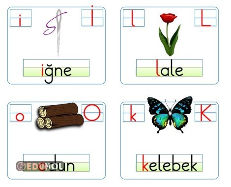 1.SINIF İLKOKUMA YAZMA HARFLER PANO