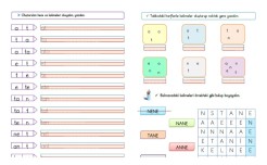 1.SINIF İLKOKUMA YAZMA  T SESİ