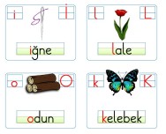 1.SINIF İLKOKUMA YAZMA HARFLER PANO