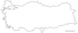 türkiye haritası deftere yapıştırma