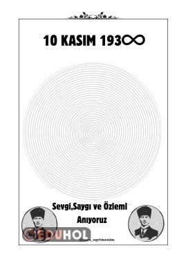10 Kasım Spiral Boyama