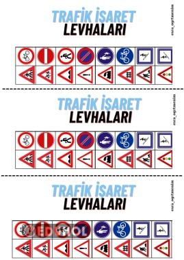 Hayat Bilgisi Ders Kitabı Ek 4 Trafik Levhaları Arabası Yapımı