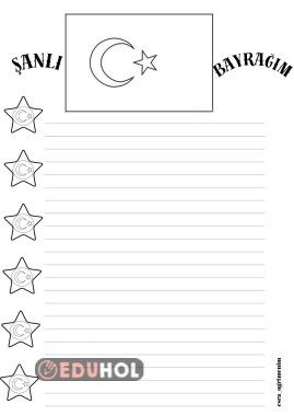 İlk Dersimiz Bayrak, Şiir şablonu