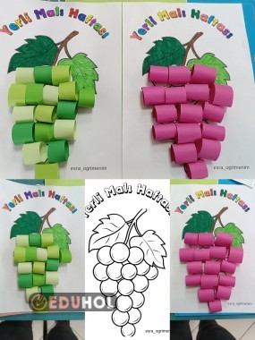 Yerli Malı Haftası Pano Çalışması ,Üzüm Etkinliği