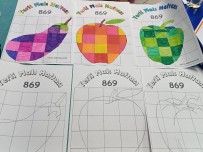 Yerli Malı Haftası Meyve -Sebze Karesel Boyama