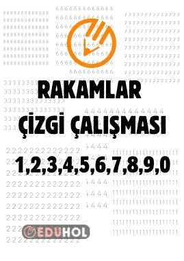 Rakamlar Çizgi Çalışması( 10 Sayfa)