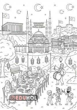 Ramazan ayı, Ankara Boyama Sayfası