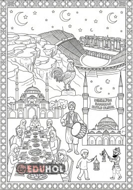 Ramazan ayı, Denizli Boyama Sayfası