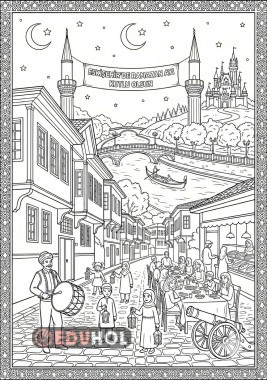 Ramazan ayı, Eskişehir Boyama Sayfası