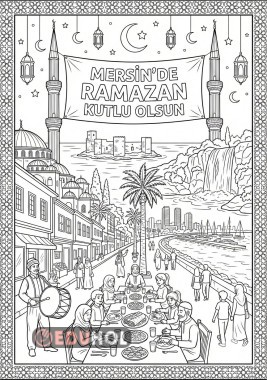 Ramazan ayı, Mersin Boyama Sayfası