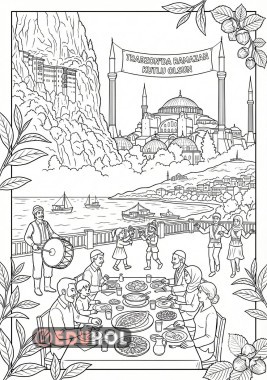 Ramazan ayı, Trabzon Boyama Sayfası