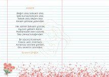 Anneler Günü Bakarak Şiir Yazma Çalışması