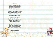 Yeni Yıl, Bakarak Şiir Yazma Çalışması