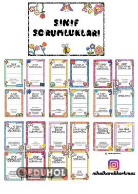 Sınıf Sorumlulukları