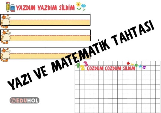 Yazı ve Matematik Tahtası