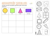 NESNELER VE GEOMETRİK ŞEKİLLER 1. SINIF