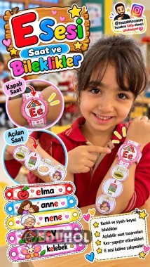 E sesi Açılabilir Kol Saati -Bileklik Etkinliği