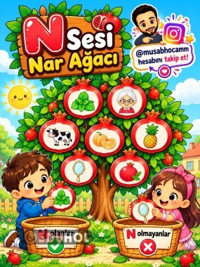 N sesi Hissetirme Büyük Nar Ağacı
