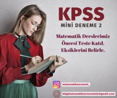 KPSS Matematik Mini Deneme 2