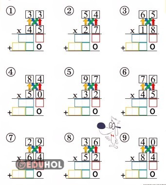 Başlangıç için Iki basamaklı sayılarla çarpma işlemi