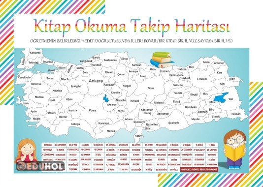 kitap okuma takip haritası