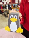 3d penguen maket şablonu