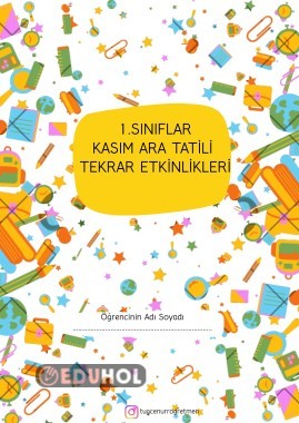 1.Sınıflar Kasım Ara Tatili Tekrar Etkinlikleri