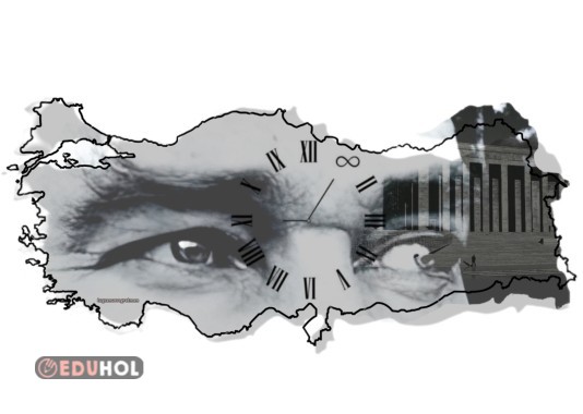 Atatürklü Türkiye Haritası