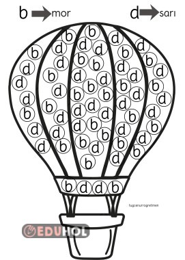 b ve d Ayrımı Boyama