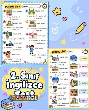 İngilizce School Life Test
