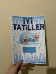 İyi Tatiller Karne Kılıfı