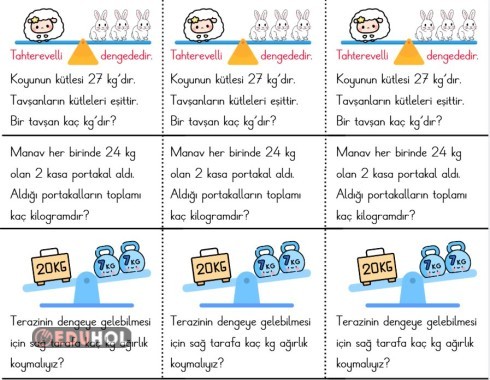 Kütle Ölçme Problemleri