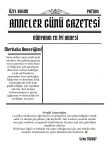 Anneler Günü Gazetesi