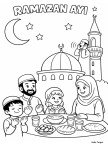Ramazan Ayı Boyama Sayfası