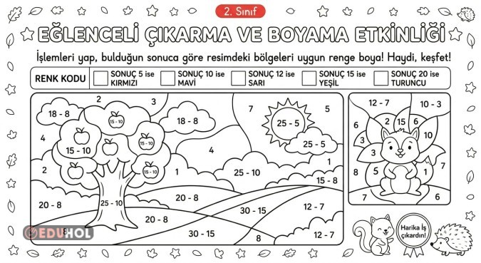 Boyamalı Çıkarma işlemi
