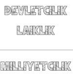 Atatürk İlkeleri Boyama Sayfaları