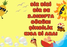 yaz tatili dijital pano 2. sınıfa geçenler için