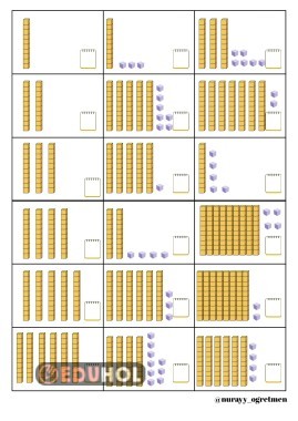 Onluk-Birlik bloklu defter etkinliği