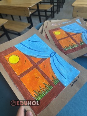 Pastel Boya Çalışması