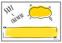 Tüm sınıflar için sayı ve okunuşu yazma şablonu