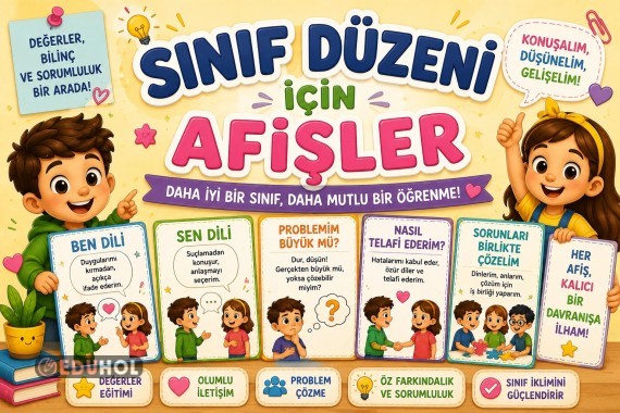 SINIF DÜZENİ İÇİN AFİŞLER