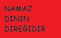 Namaz boyama görseli