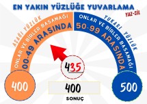 3.SINIF EN YAKIN YÜZLÜĞE YUVARLAMA YAZ-SİL
