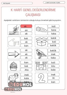 K Harfi Değerlendirme Çalışması