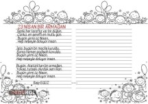 23 Nisan için şiir yazma etkinliği