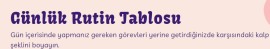 Günlük Rutin Tablosu Özdenetim-Temizlik 2