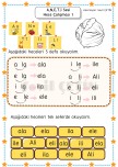 A,N,E,T,İ,L Hece Çalışması 1
