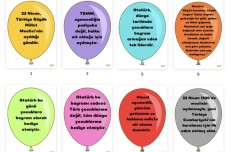 23 NİSAN PANO-BİLGİLENDİRİCİ BALONLAR