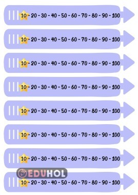 10'ar ritmik sayma bileklik