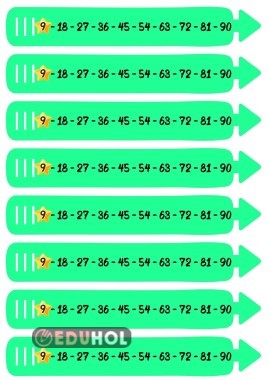 9'ar ritmik sayma bileklik